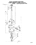BRAKE AND DRIVE TUBE Diagram and Parts List for LLT8233AQ1  Whirlpool Washer