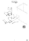 SECTION Diagram and Parts List for EH070FXJW00  Whirlpool Freezer