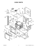 OVEN PARTS Diagram and Parts List for IBS550PWS00  Whirlpool Wall Oven