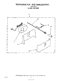ROTISSERIE RCK880(261947) Diagram and Parts List for RGE8300H  Whirlpool Range