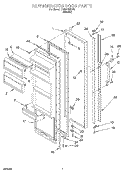 Part Location Diagram of 2154317 Whirlpool TRACK-ROLL