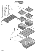 Part Location Diagram of 2253149 Whirlpool SUPPORT