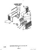 CABINET Diagram and Parts List for X05002V0  Roper Air Conditioner