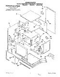 OVEN Diagram and Parts List for KEMS378YBL0  KitchenAid Wall Oven