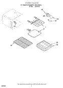 OVEN Diagram and Parts List for KERC600EAL1  KitchenAid Range