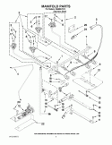 Part Location Diagram of 7513P472-60 Whirlpool USE WPL 74010965