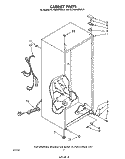 CABINET Diagram and Parts List for EL15MNXRWR0  Whirlpool Refrigerator