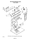 SECTION Diagram and Parts List for LE6090XSW0  Whirlpool Dryer
