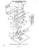 SECTION Diagram and Parts List for LE5750XKW1  Whirlpool Dryer