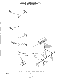 WIRING HARNESS Diagram and Parts List for DU7500XR0  Whirlpool Dishwasher