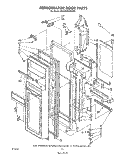 Part Location Diagram of 1101455 Whirlpool Escutcheon, Panel Opening (For Platinum Model Only)