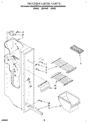 FREEZER LINER Diagram and Parts List for 8ED20ZKXDN01  Whirlpool Refrigerator