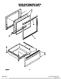 Part Location Diagram of 3169424 Whirlpool Panel, Drawer (Black)