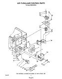 SECTION Diagram and Parts List for MW8650XS4  Whirlpool Microwave