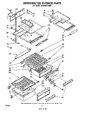 REFRIGERATOR INTERIOR Diagram and Parts List for ED26MK1LWR0  Whirlpool Refrigerator