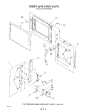 DOOR AND LATCH , LITERATURE AND OPTIONAL Diagram and Parts List for KCMS132SBL4  KitchenAid Microwave