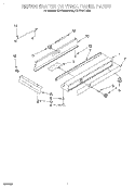 REFRIGERATOR CONTROL PANEL Diagram and Parts List for KSSS36QDW04  KitchenAid Refrigerator