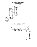 CONTROL PANEL, WIRING HARNESS Diagram and Parts List for MT5120XAQ0  Whirlpool Microwave