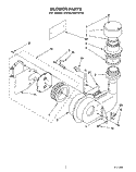BLOWER Diagram and Parts List for KUDA230YAL0  KitchenAid Dishwasher