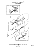 WIRING HARNESS Diagram and Parts List for KEMI300VBL4  KitchenAid Microwave Oven Combo