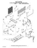 UNIT PARTS Diagram and Parts List for WRT3L1SZYW00  Whirlpool Refrigerator