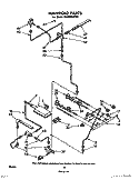 MANIFOLD Diagram and Parts List for SE960PEPW0  Whirlpool Range