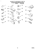 WIRING HARNESS Diagram and Parts List for KAWL510BWH0  KitchenAid Washer