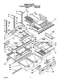SHELF, LIT/OPTIONAL Diagram and Parts List for KTRC20KAAL00  Whirlpool Refrigerator