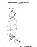 HEATER, PUMP, AND LOWER SPRAY ARM Diagram and Parts List for DU9000XR0  Whirlpool Dishwasher