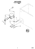 UNIT PARTS Diagram and Parts List for EH150FXMQ00  Whirlpool Freezer