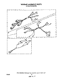 WIRING HARNESS Diagram and Parts List for RF3000XVN3  Whirlpool Range