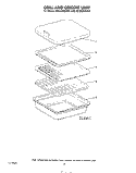 SECTION Diagram and Parts List for KECG260SWH1  KitchenAid Cooktop
