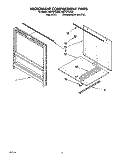 MICROWAVE Diagram and Parts List for RM770PXAQ0  Whirlpool Wall Oven