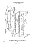 FREEZER DOOR Diagram and Parts List for ED25EMXPWR1  Whirlpool Refrigerator