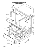 FRAME AND TANK Diagram and Parts List for KUDJ230YAL0  KitchenAid Dishwasher