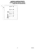 MISCELLANEOUS PARTS - OPTIONAL PARTS (NOT INCLUDED) Diagram and Parts List for LSQ9010LG2  Whirlpool Washer