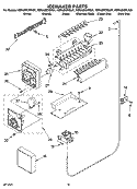 Part Location Diagram of 2258252 Whirlpool Ice Container Assembly