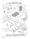 UNIT Diagram and Parts List for GD25DIXHB02  Whirlpool Refrigerator