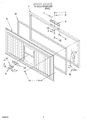 Part Location Diagram of 4390658 Whirlpool PANEL-INT