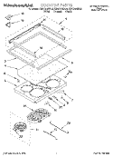 COOKTOP Diagram and Parts List for KESC300BWH6  KitchenAid Range