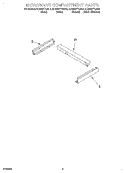 MICROWAVE COMPARTMENT Diagram and Parts List for KEMS377GAL3  KitchenAid Microwave Oven Combo