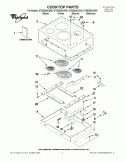 Part Location Diagram of W10311790 Whirlpool Element Support Horizontal Rail