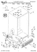 CABINET, LITERATURE Diagram and Parts List for GS6SHAXKB01  Whirlpool Refrigerator