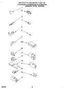 WIRING HARNESS Diagram and Parts List for 4LSC9255AN0  Whirlpool Washer