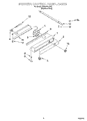 FREEZER CONTROL PANEL Diagram and Parts List for KSSS48QJX00  KitchenAid Refrigerator