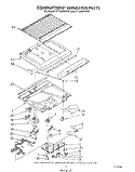 COMPARTMENT SEPARATOR Diagram and Parts List for ET18JMXWM01  Whirlpool Refrigerator