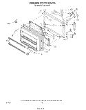 FREEZER DOOR Diagram and Parts List for ET20DKXSW01  Whirlpool Refrigerator