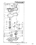 GEARCASE Diagram and Parts List for LA5530XKW0  Whirlpool Washer