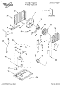 UNIT, LITERATURE Diagram and Parts List for ACQ052XG1  Whirlpool Air Conditioner