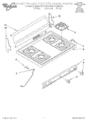 SECTION Diagram and Parts List for SF304BSYN1  Whirlpool Range